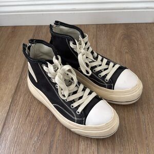 R13 Black Kurt High Top Sneakers W7